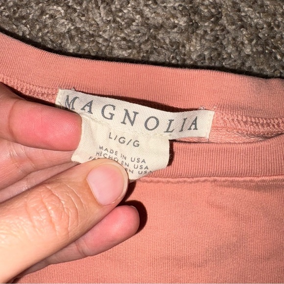 Magnolia Coral Crewneck Top - Picture 3 of 7